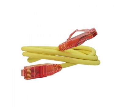 Hyperline PC-LPM-STP-RJ45-RJ45-C5e-0.5M-WH, патч-корд