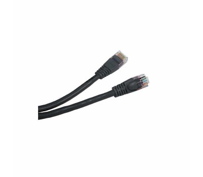 Hyperline PC-SPM-UTP-RJ45-RJ45-C5e-1M-BK , патч-корд