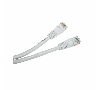 Hyperline PC-SPM-UTP-RJ45-RJ45-C5e-1M-WH, патч-корд