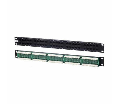 Hyperline PP-19-50-8P8C-C5-110D, патч-панель