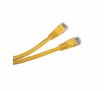 Hyperline PC-SPM-UTP-RJ45-RJ45-C5e-1M-YL, патч-корд