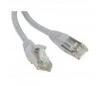 Hyperline PC-LPM-STP-RJ45-RJ45-C5e-3M-GY, патч-корд