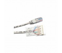 Hyperline PC-110-RJ45-4P-C5E-1M-GY, патч-корд