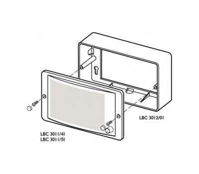 LBC3012/01, корпус для монтажа