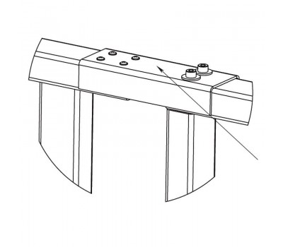 PERCo-RF01 0-05, накладка верхняя
