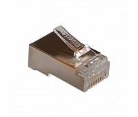 Hyperline PLUG-8P8C-UV-C6-SH, разъем RJ-45