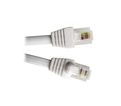 Hyperline PCM-RJ12-RJ12-1.5M-WH, патч-корд