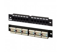 Hyperline PP-10-12-8P8C-C5e-110D, патч-панель