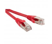 Hyperline PC-LPM-STP-RJ45-RJ45-C5e-0.5M-RD, патч-корд