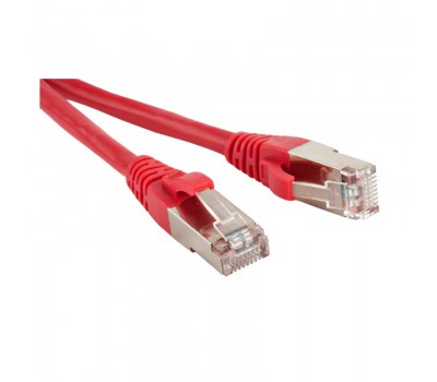 Hyperline PC-LPM-STP-RJ45-RJ45-C5e-0.5M-RD, патч-корд