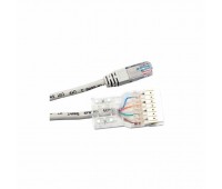 Hyperline PC-110-RJ45-4P-C5e-3M-GY, патч-корд