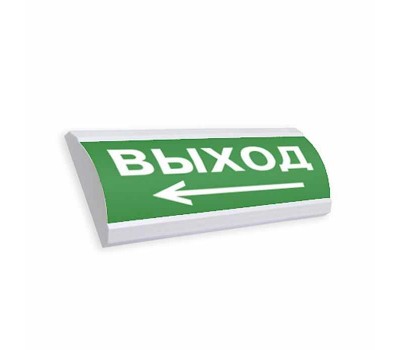 ЛЮКС-24 (НБО-24В-01) "Выход/Exit стрелка влево", световое табло полусферическое