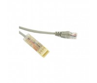 Hyperline PC-110-RJ45-2P-CX-1M-GY, патч-корд