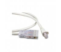 Hyperline PC-110-RJ45-4P-C6-3M-GY, патч-корд