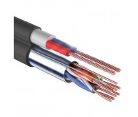 FTP 4PR 24AWG CAT5e+2х0.75мм², мульти-кабель