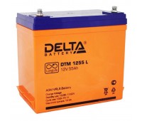 Delta DTM 1255 L, свинцово-кислотный аккумулятор