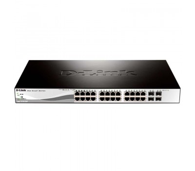 DGS-1210-28P/B1A, 24-портовый коммутатор
