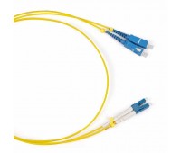 Hyperline FC-D2-9-LC/UR-SC/UR-H-2M-LSZH-YL, патч-корд волоконно-оптический