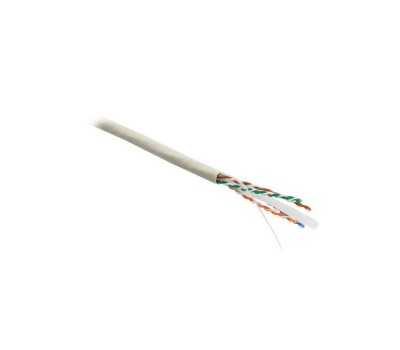 Hyperline UUTP4-C6-S23-IN-LSZH-GY-305, кабель витая пара