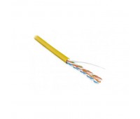 Hyperline UUTP4-C5E-S24-IN-PVC-YL-305, кабель витая пара