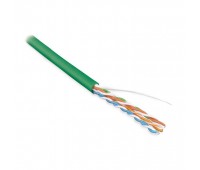 Hyperline UUTP4-C5E-S24-IN-PVC-GN-305, кабель витая пара