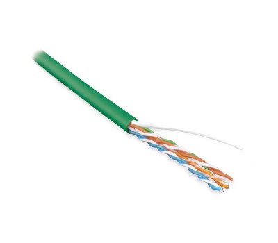 Hyperline UUTP4-C5E-S24-IN-PVC-GN-305, кабель витая пара