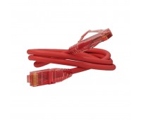 Hyperline PC-LPM-UTP-RJ45-RJ45-C5e-0.15M-LSZH-RD, патч-корд