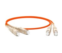 Hyperline FC-D2-50-SC/PR-SC/PR-H-1M-LSZH-OR, патч-корд волоконно-оптический