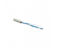 Hyperline UUTP1-C5-P24-IN-PVC-GY-500, кабель витая пара