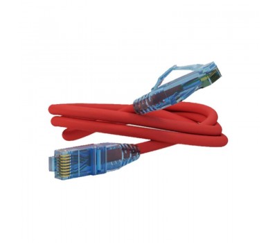 Hyperline PC-LPM-UTP-RJ45-RJ45-C6-3M-LSZH-RD, патч-корд