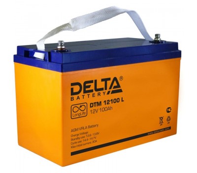 Delta DTM 12100 L, свинцово-кислотный аккумулятор