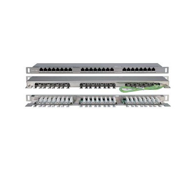 Hyperline PPHD-19-24-8P8C-C5E-SH-110D, патч-панель