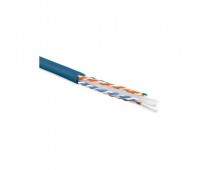 Hyperline UUTP4-C6-S23-IN-PVC-BL-305 , кабель витая пара