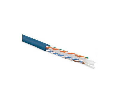 Hyperline UUTP4-C6-S23-IN-PVC-BL-305 , кабель витая пара