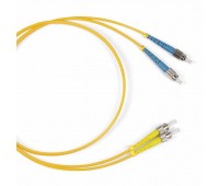 Hyperline FC-D2-9-LC/UR-ST/UR-H-1M-LSZH-YL, патч-корд волоконно-оптический