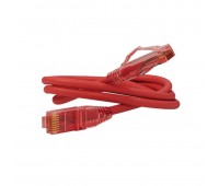 Hyperline PC-LPM-UTP-RJ45-RJ45-C5e-0.3M-LSZH-RD, патч-корд