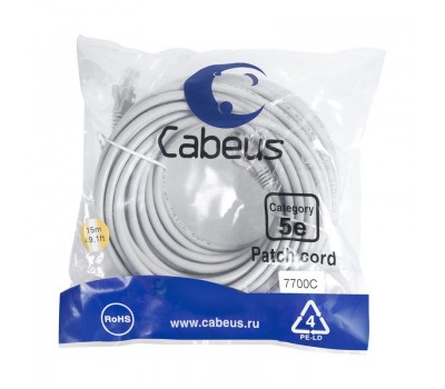 Cabeus PC-UTP-RJ45-Cat.5e-15m патч-корд