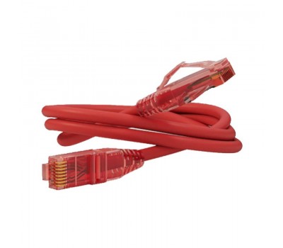 Hyperline PC-LPM-UTP-RJ45-RJ45-C5e-5M-LSZH-RD, патч-корд