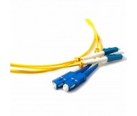 Hyperline FC-S2-50-LC/UR-SC/UR-H-1.5M-LSZH-OR, патч-корд волоконно-оптический