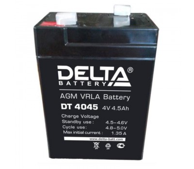 Delta DT 4045, свинцово-кислотный аккумулятор