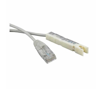 Hyperline PC-110-RJ45-1P-CX-1M-LSZH-GY, патч-корд