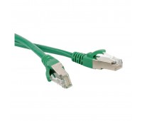 Hyperline PC-LPM-STP-RJ45-RJ45-C5e-1.5M-LSZH-GN, патч-корд