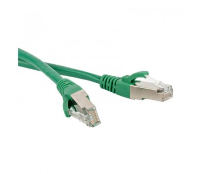 Hyperline PC-LPM-STP-RJ45-RJ45-C5e-1.5M-LSZH-GN, патч-корд