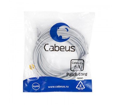 Cabeus PC-UTP-RJ45-Cat.6a-10m-LSZH патч-корд