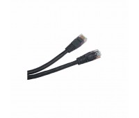 Hyperline PC-LPM-STP-RJ45-RJ45-C6-0.5M-LSZH-BK, патч-корд