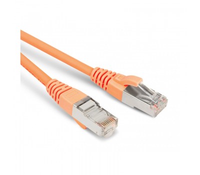 Hyperline PC-LPM-STP-RJ45-RJ45-C5e-0.5M-LSZH-OR, патч-корд