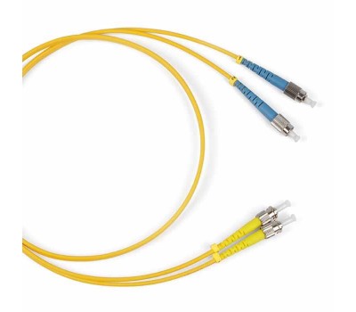 Hyperline FC-D2-9-LC/UR-ST/UR-H-50M-LSZH-YL, патч-корд волоконно-оптический