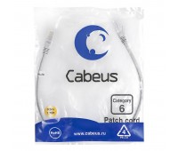 Cabeus PC-UTP-RJ45-Cat.6-0,5m патч-корд