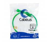 Cabeus PC-UTP-RJ45-Cat.6-0.5m-GN патч-корд