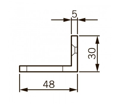 L-кронштейн для EMC 600 ALH и EMC 600-2 ALH